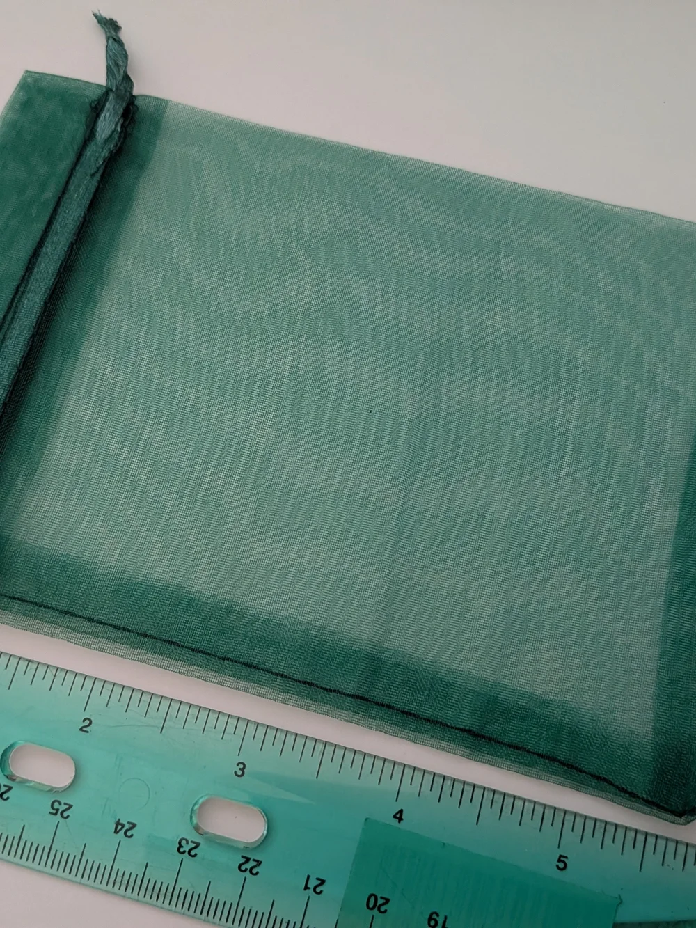 Green Organza Drawstring Favor Bags -25pk- Elegant Party Gift Pouches